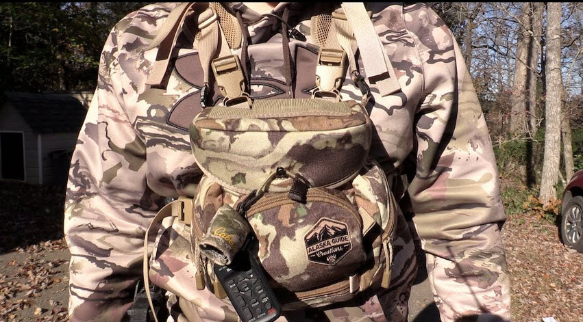 hunting backpack accessory pouches and holsters