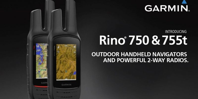 Garmin Rino 755t, Rugged Handheld 2-Way Radio/GPS Navigator